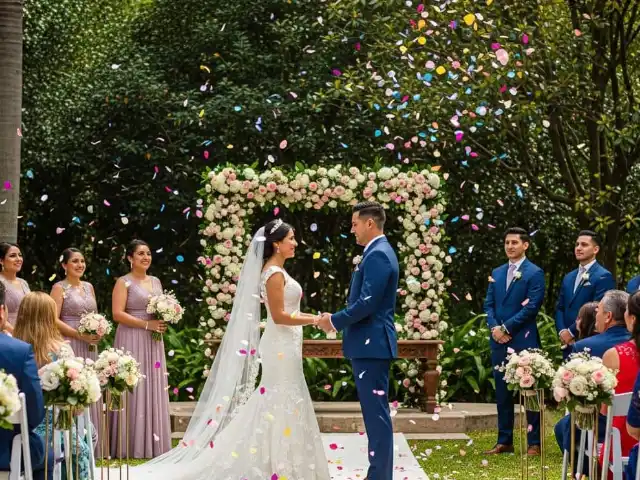 Efecto Confeti con Laser para XV Años CDMX