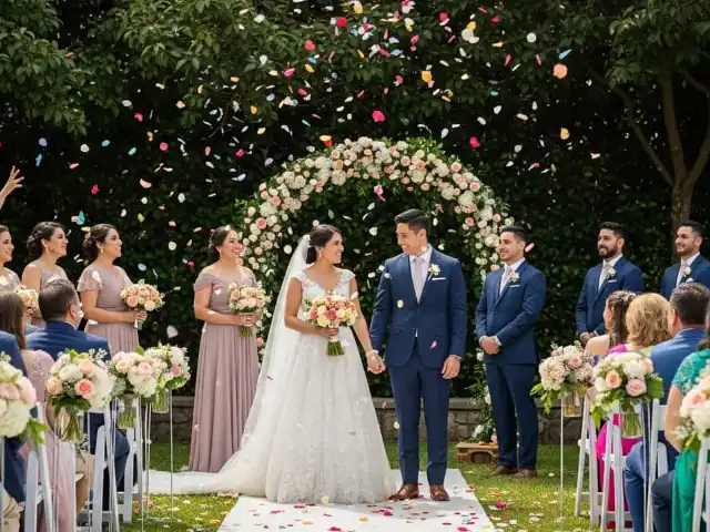 Máquina de Confeti LED Multicolor para Eventos