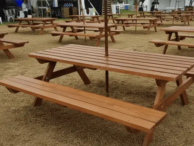 Mesas Picnic de Madera para Eventos Exteriores CDMX REDEIL
