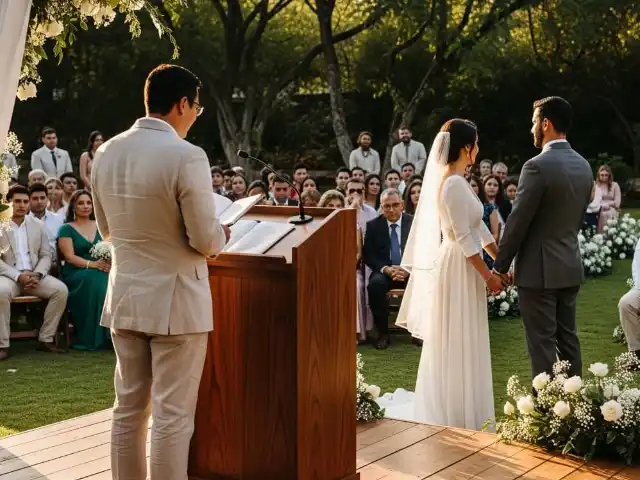Podium de Madera para Presentaciones Ejecutivas