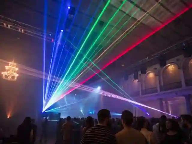 Iluminación láser para eventos