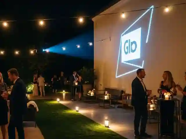 Proyección de logos de empresas