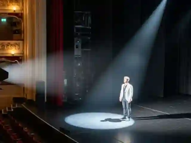 Seguidor de luz para teatro